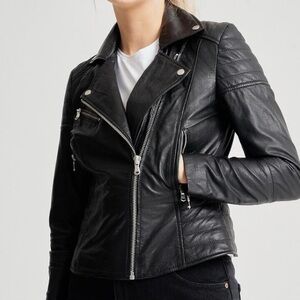 Barney’s New York 100% leather jacket